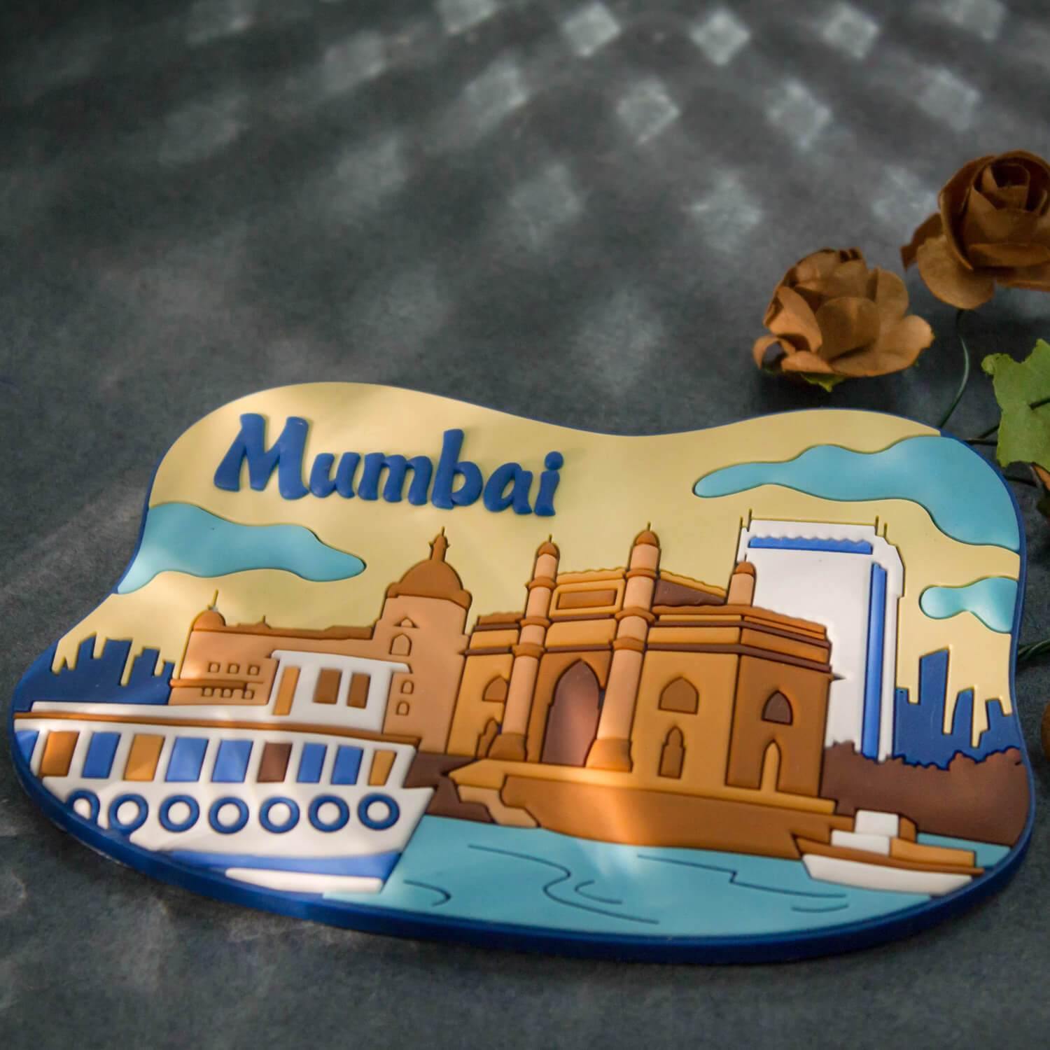 Mumbai Gateway of India Fridge Magnet - Raahi