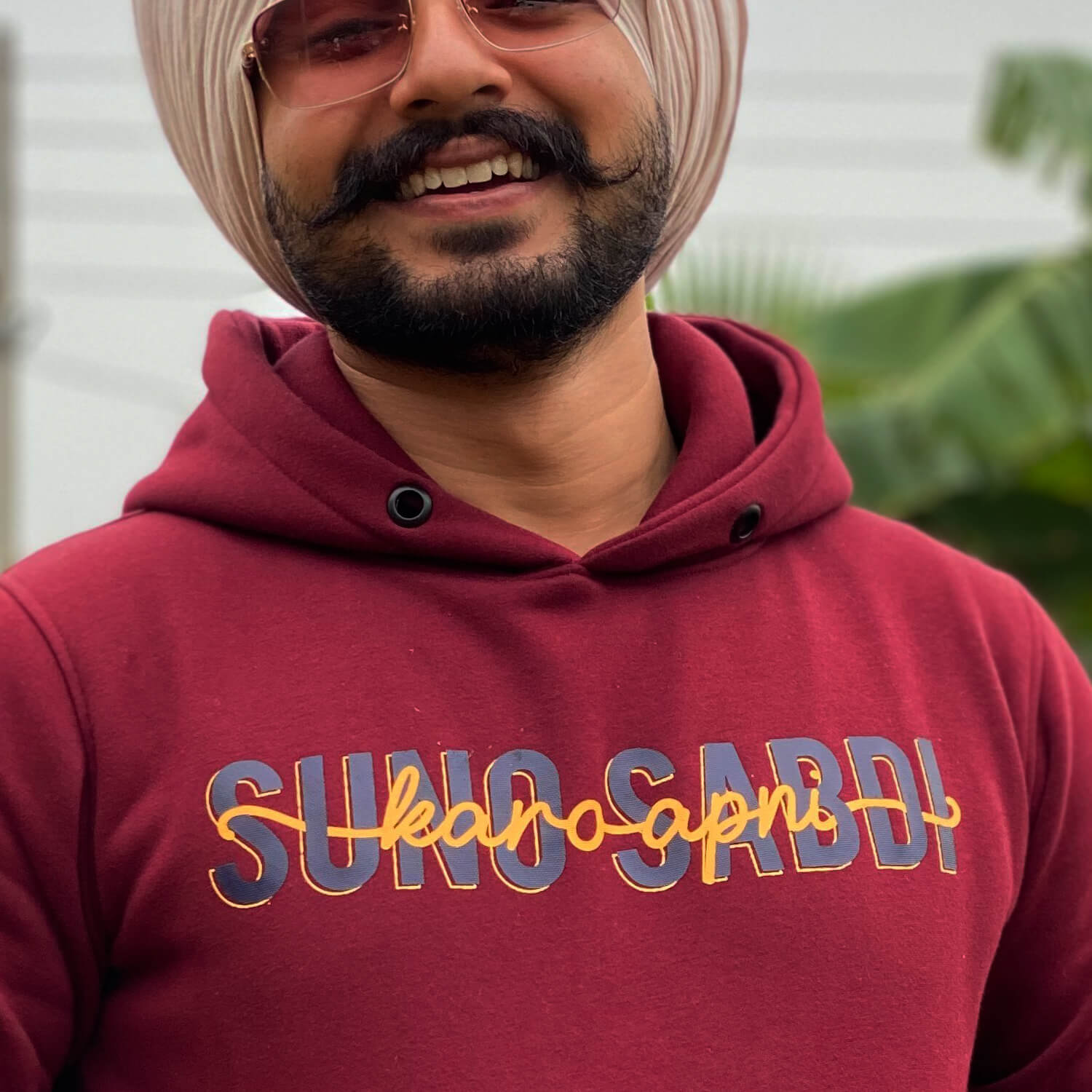 Suno Sabdi Karo Apni - Maroon Hooded Sweatshirt