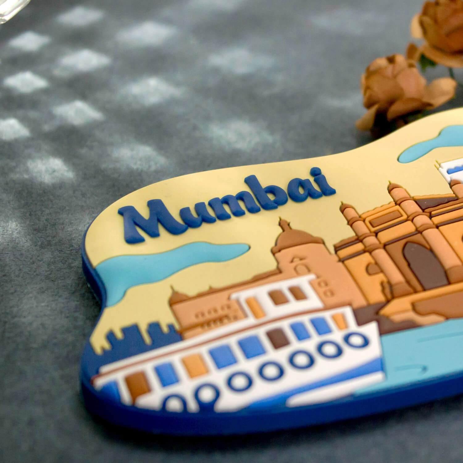 Mumbai Gateway of India Fridge Magnet - Raahi