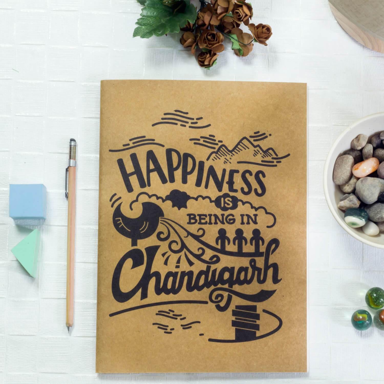 Happiness Chandigarh Notebook - Raahi