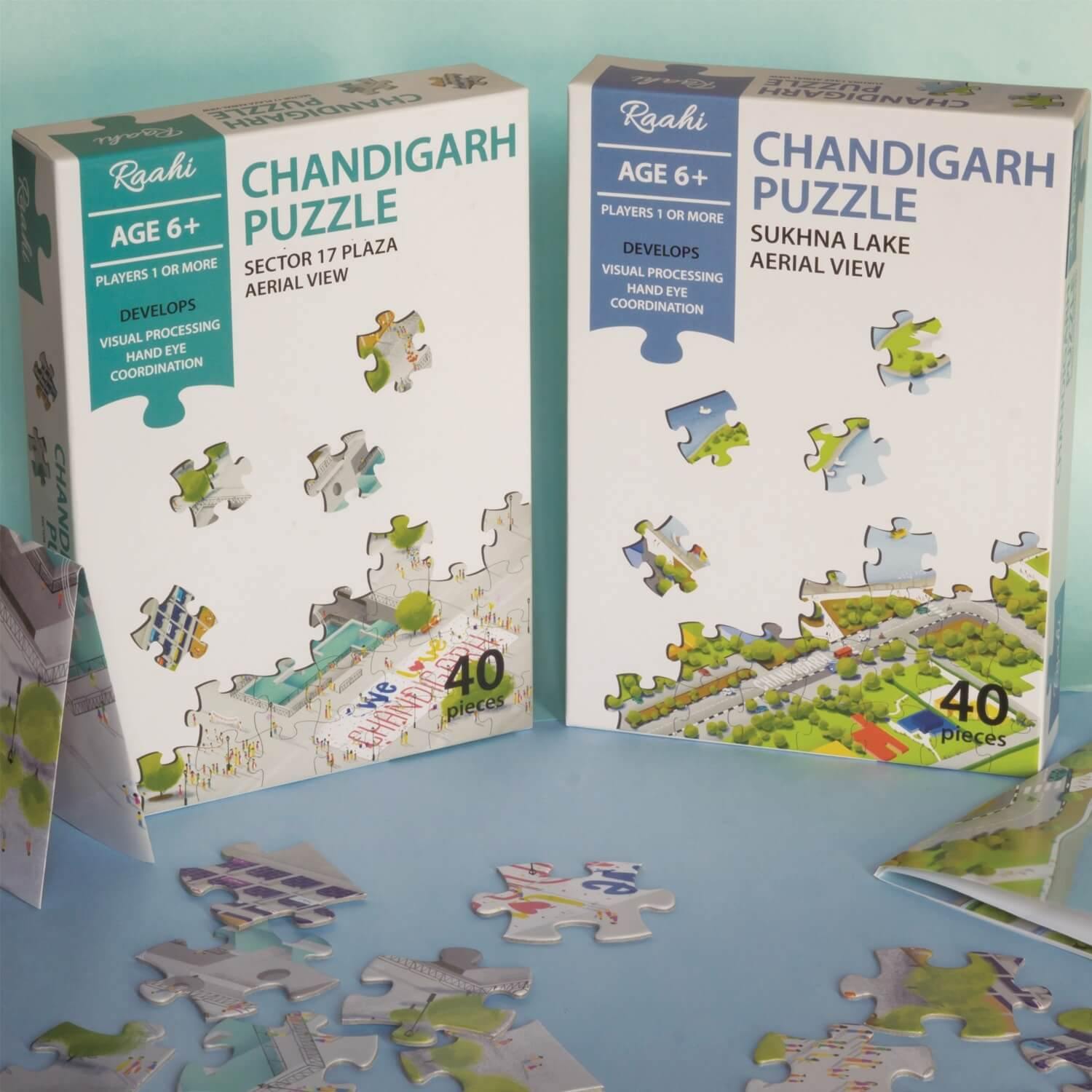 Chandigarh Puzzle Combo - Pack of 2 - Raahi