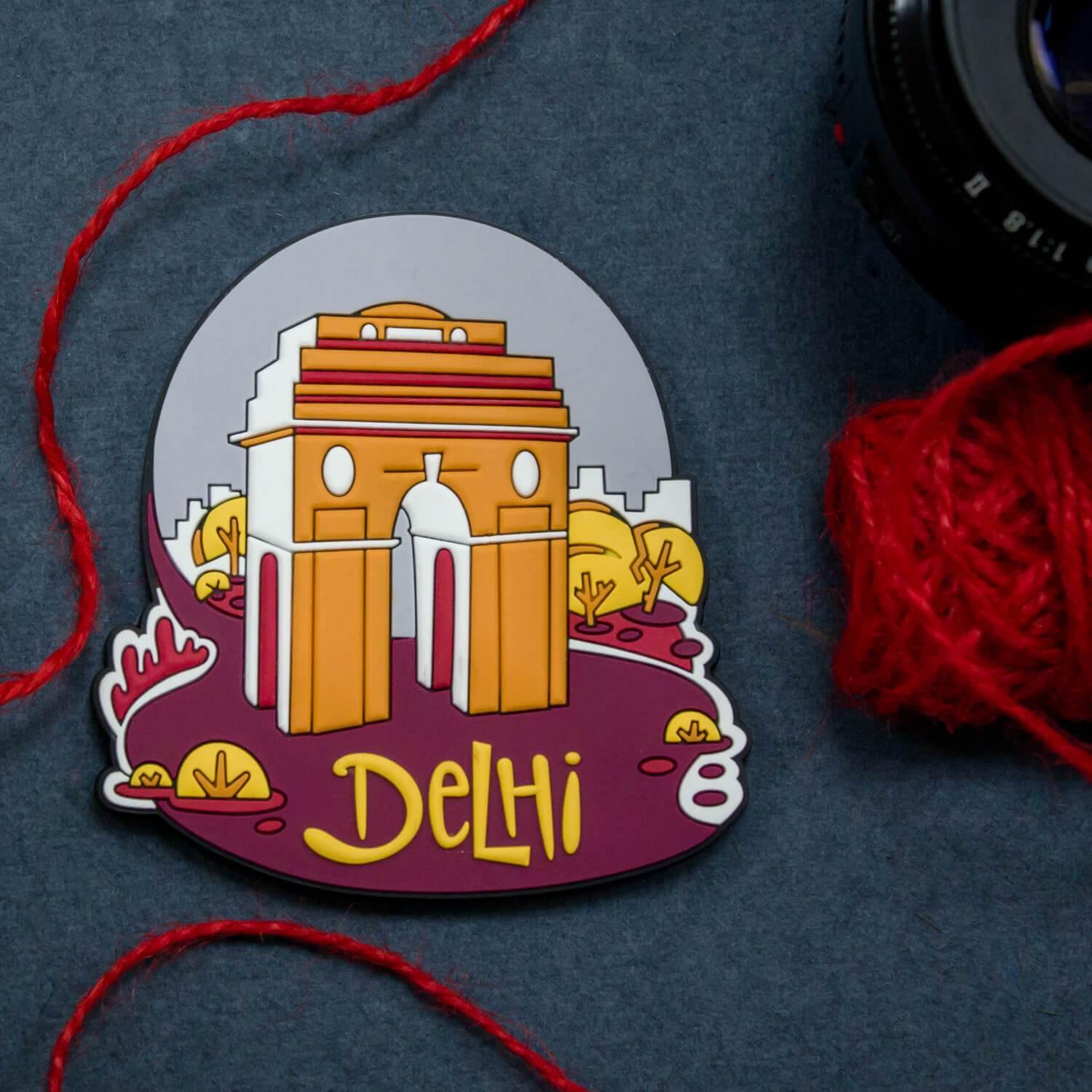 Delhi India Gate Fridge Magnet - Raahi