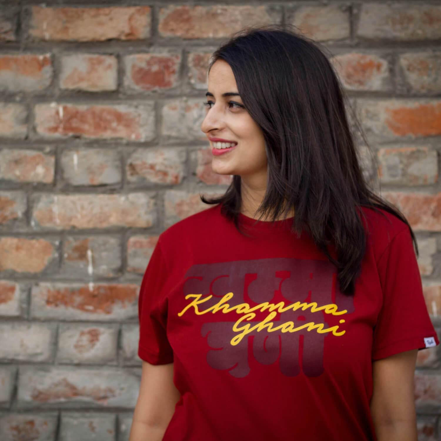 Khamma Ghani - Red T-Shirt - Raahi
