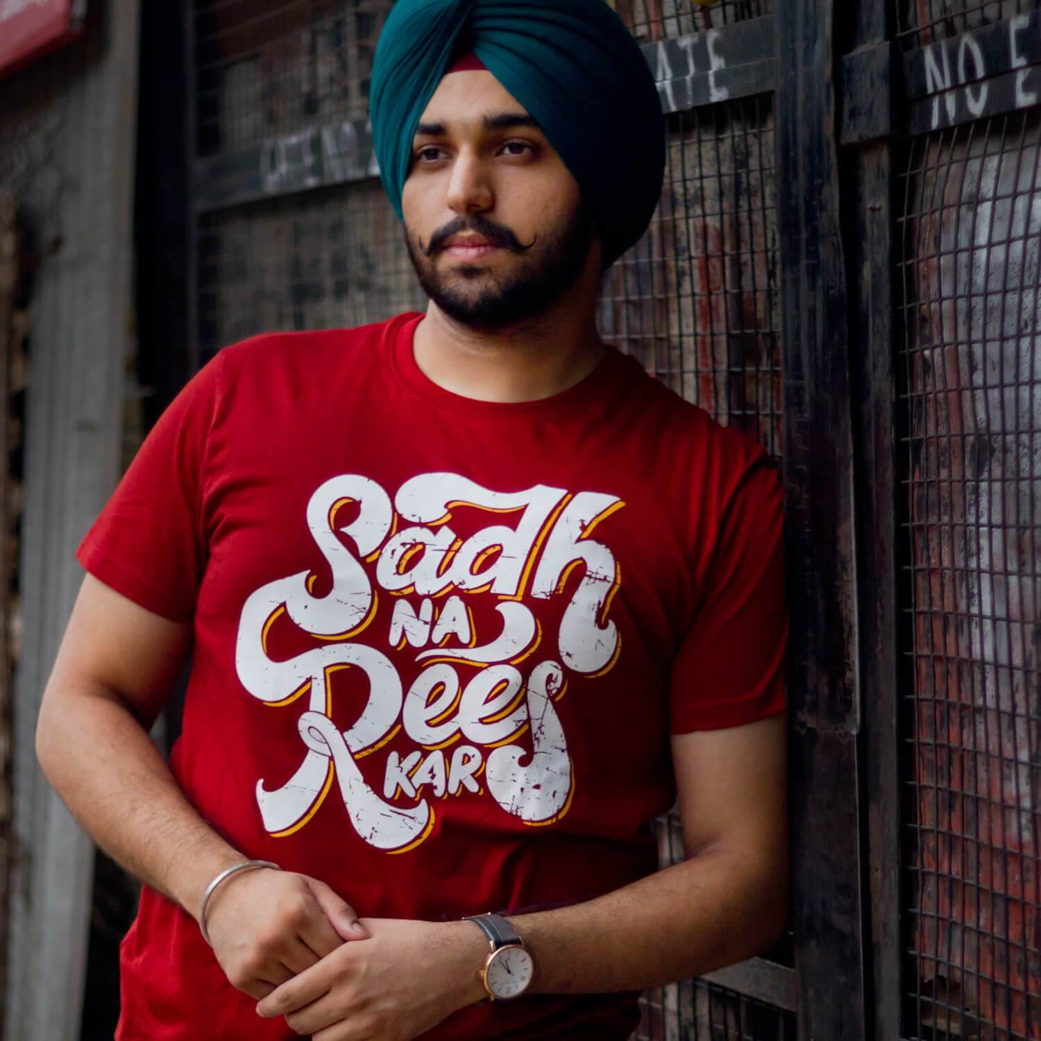 Sadh Na Rees Kar - Red T-Shirt - Raahi